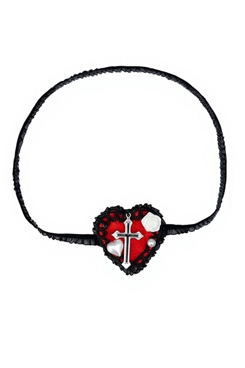 Heart Shaped Gothic Eye Patch