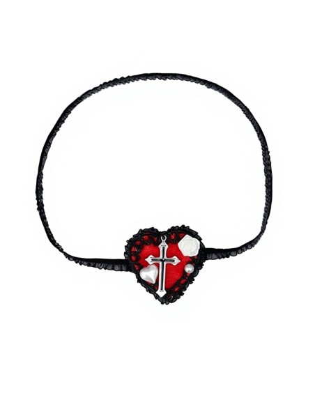 Heart Shaped Gothic Eye Patch