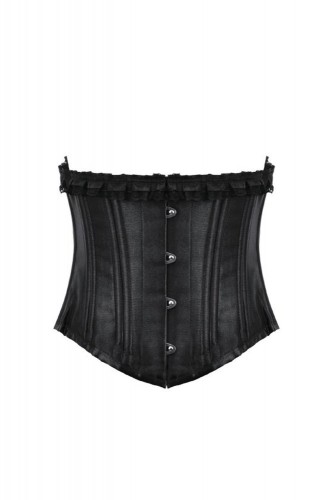 Gothic Satin Underbust Corset - Dark in Love