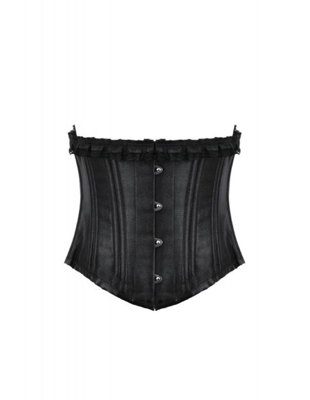 Gothic Satin Underbust Corset - Dark in Love