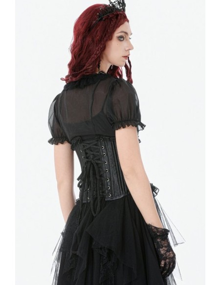 Corset Bajo Pecho Gothic Satin - Dark in Love