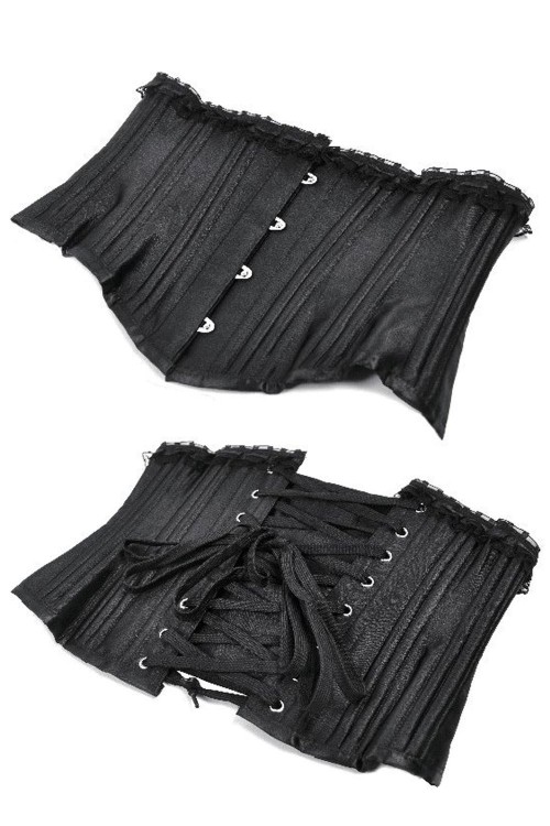 Gothic Satin Underbust Corset - Dark in Love