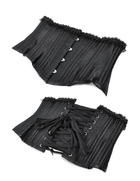 Corset Bajo Pecho Gothic Satin - Dark in Love