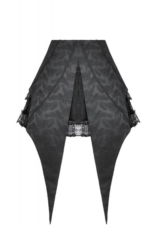 Dark Gothic Swallowtail Skirt - Dark in Love