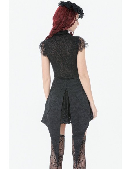 Dark Gothic Swallowtail Skirt - Dark in Love