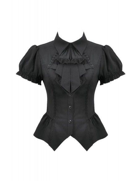 Camisa Gothic Victorian en Negro - Dark in Love