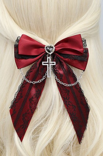 Lazo Para la Cabeza Jirai Silver Cross en Rojo