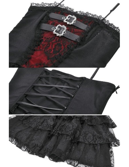 Vestido Crimson Shadow - Dark in Love