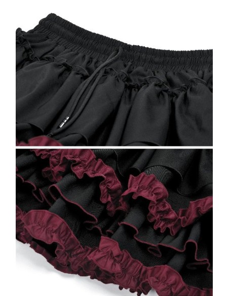Falda Crimson Ruffle - Dark in Love