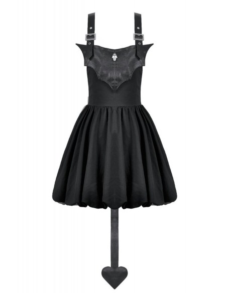 Mysterious Bat Pinafore Dress - Dark in Love