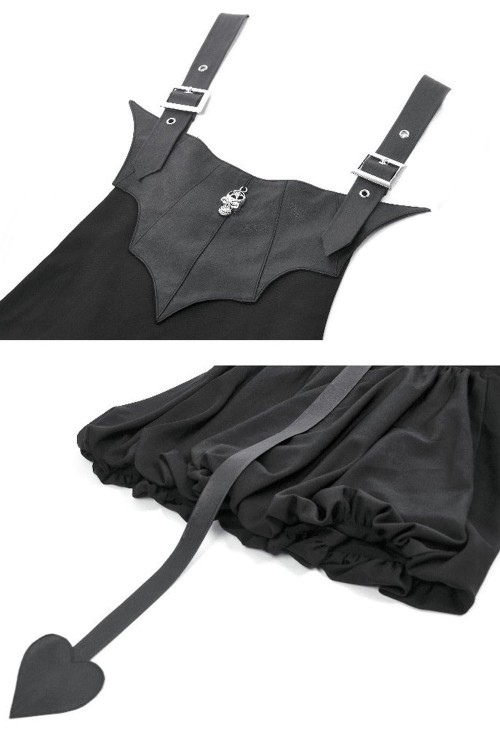 Vestido Peto Mysterious Bat - Dark in Love
