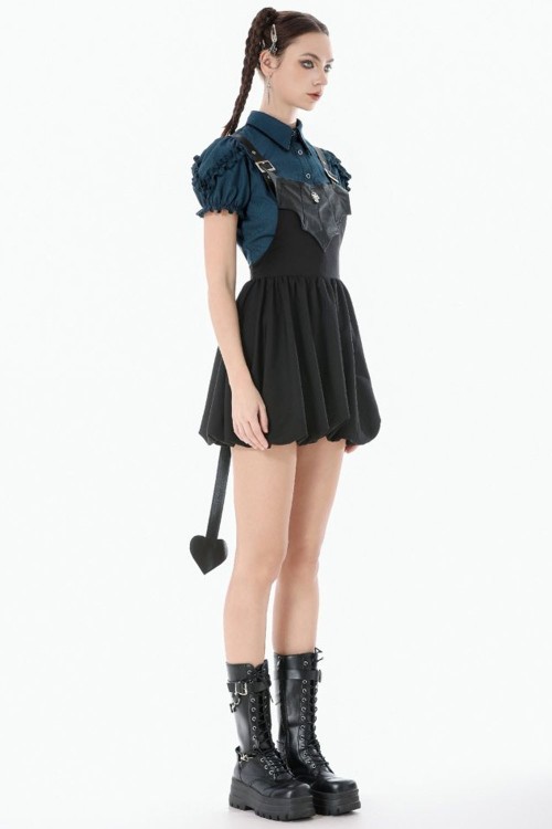 Vestido Peto Mysterious Bat - Dark in Love