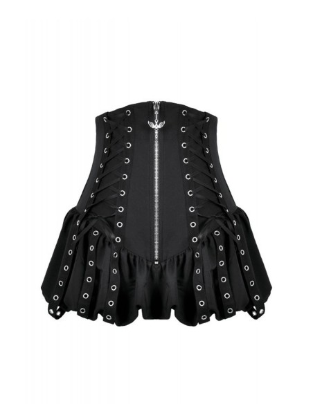 Short de Cintura Alta Punk Corset - Dark in Love
