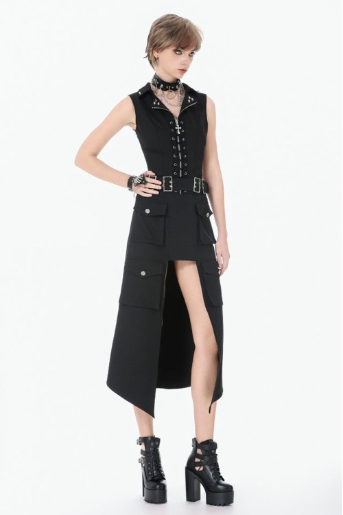 Lace Up Punk Corset Top - Dark in Love