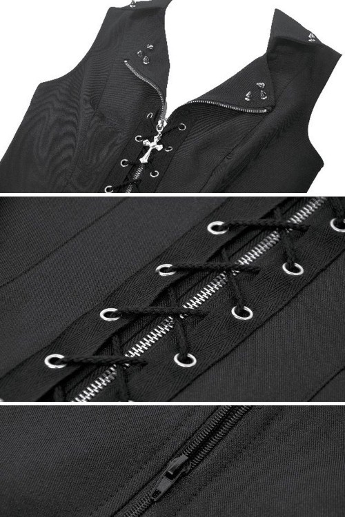 Top Corset Lace Up Punk - Dark in Love