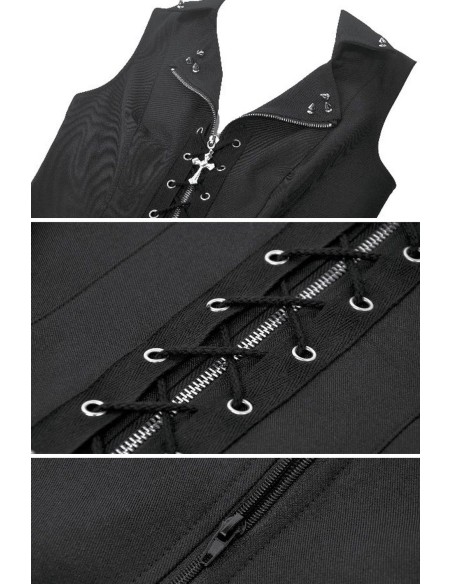 Lace Up Punk Corset Top - Dark in Love