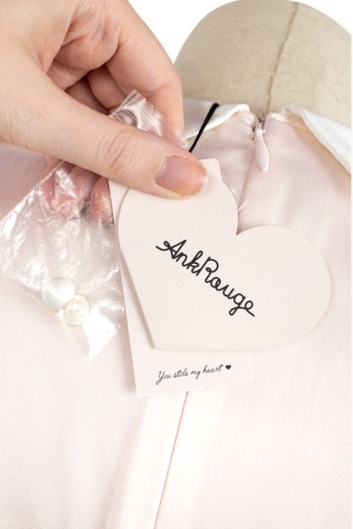 [2a mano] Vestido Ryousangata Satinado Rosa de Cuello de Peter Pan - Ank Rouge