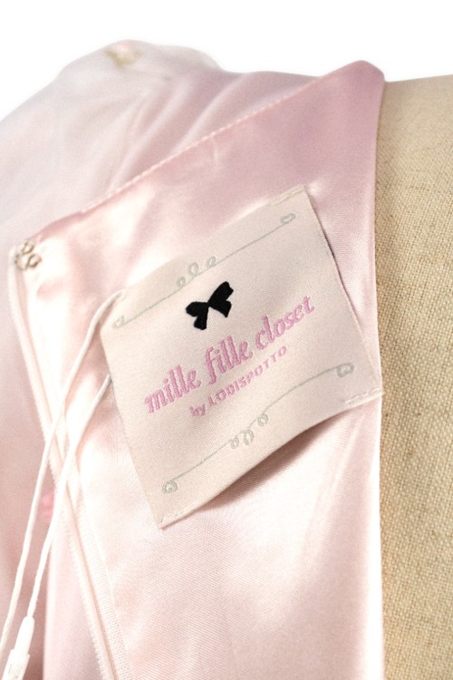 [2a mano] Vestido Larme de Mangas Florales en Rosa Palo - Lodispotto