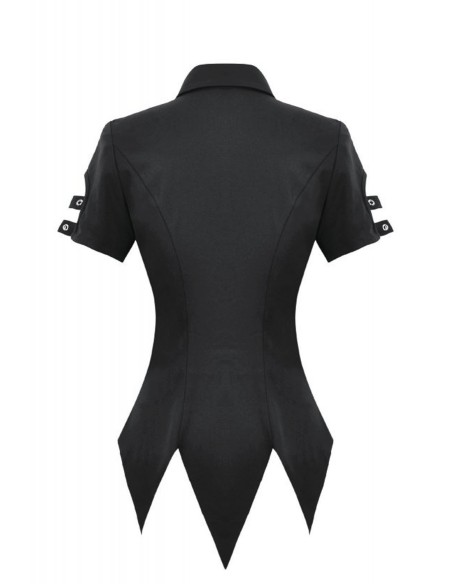 Camisa Ruptured Lace Up - Dark in Love