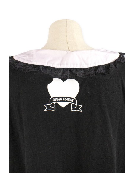 [2a mano] Top Heart Chocolate Gimme a Bite en Negro - Listen Flavor