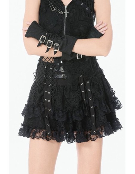 Punk Lace Skirt - Dark in Love