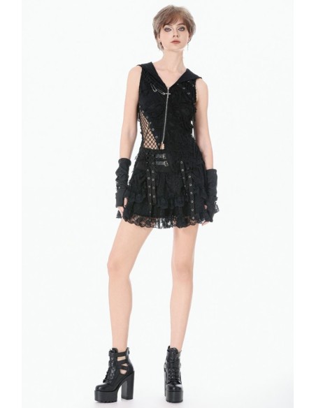 Punk Lace Skirt - Dark in Love