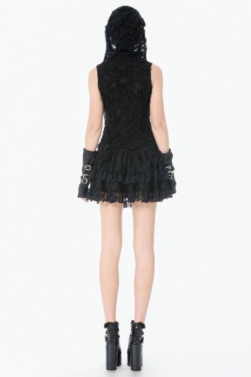 Punk Lace Skirt - Dark in Love