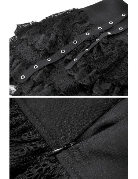 Punk Lace Skirt - Dark in Love