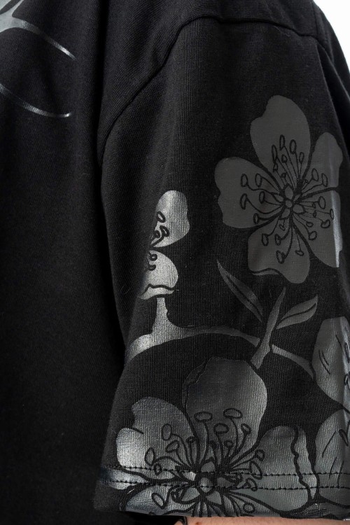 Crop Top Oversize Ceil - Chemical Black