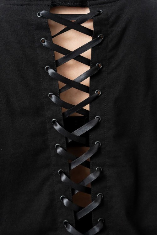 Crop Top Oversize Ceil - Chemical Black