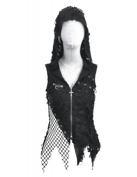 Top Asimétrico Rebel Punk - Dark in Love