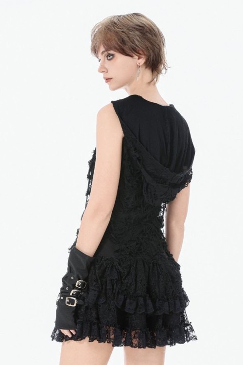 Rebel Punk Asymmetrical Top - Dark in Love