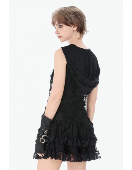 Rebel Punk Asymmetrical Top - Dark in Love