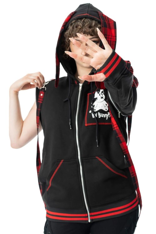 LB Cursed Bunny Hoodie Jacket - Luv Bunny