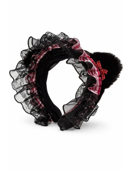 Diadema Frilly Punk Cat