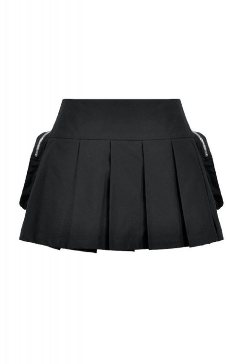 Metal Tactical Punk Skirt - Dark in Love