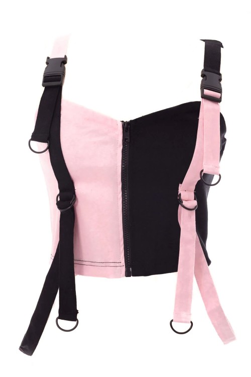 Top Veil and Void Negro x Rosa - Chemical Black