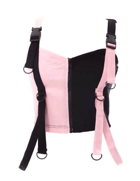 Top Veil and Void Negro x Rosa - Chemical Black