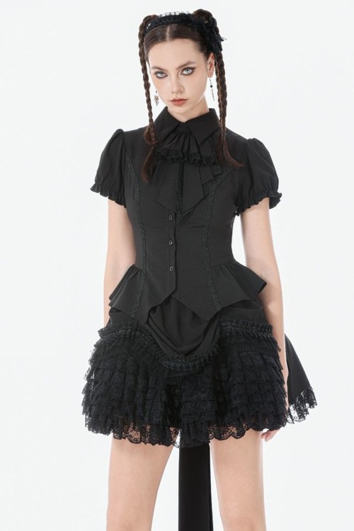 Gothic Tail Bustle Skirt - Dark in Love