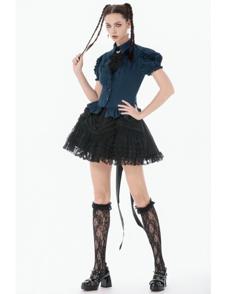 Gothic Tail Bustle Skirt - Dark in Love