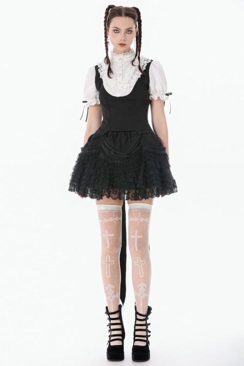 Falda Gothic Tail Bustle - Dark in Love