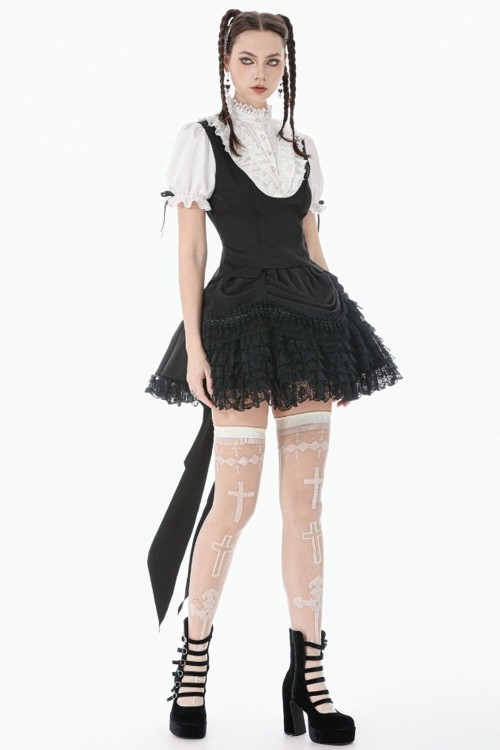 Gothic Tail Bustle Skirt - Dark in Love