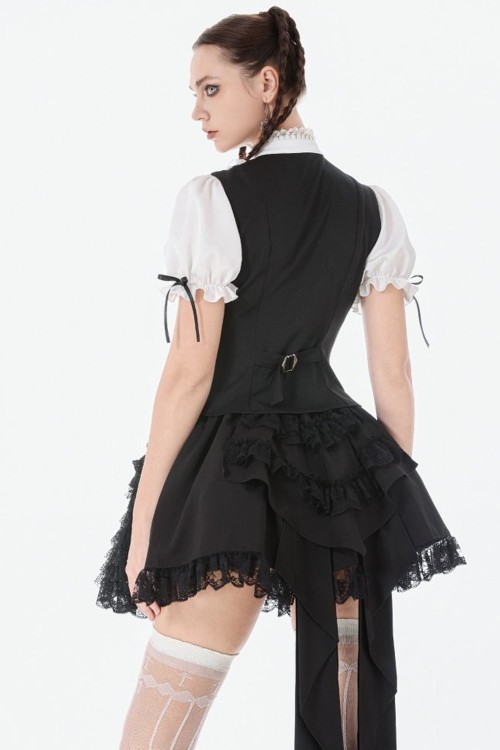 Falda Gothic Tail Bustle - Dark in Love
