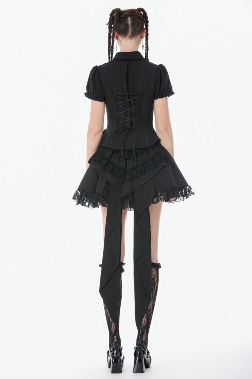 Falda Gothic Tail Bustle - Dark in Love