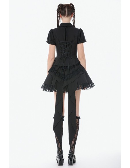 Gothic Tail Bustle Skirt - Dark in Love