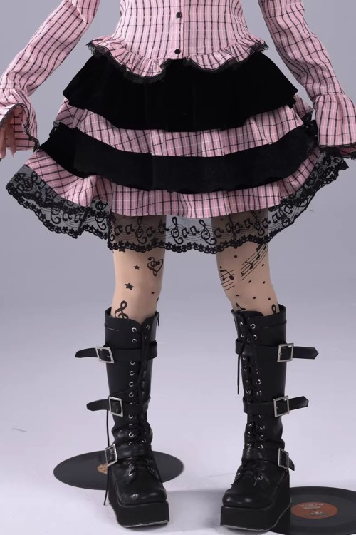 Velvet Quartet Skirt - Evil Tooth