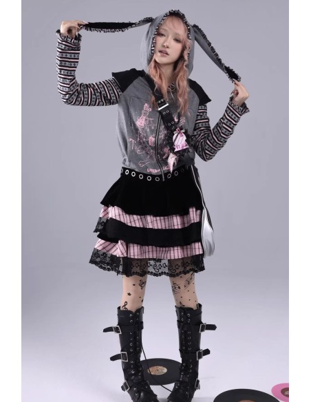 Velvet Quartet Skirt - Evil Tooth