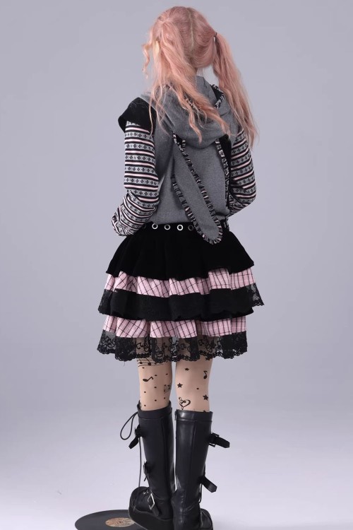 Velvet Quartet Skirt - Evil Tooth