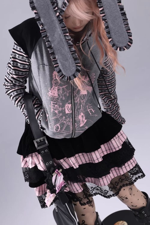 Velvet Quartet Skirt - Evil Tooth