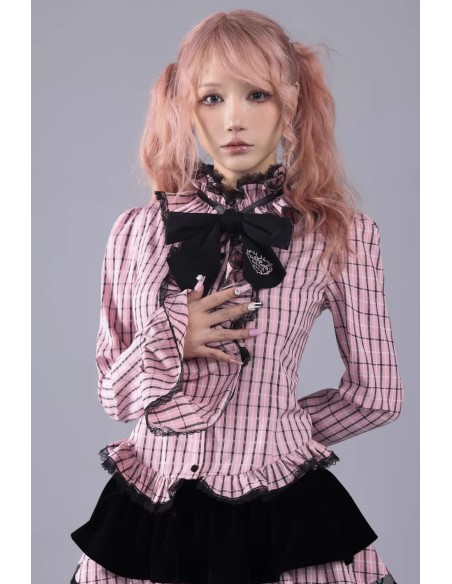 Pink Quartet Blouse - Evil Tooth